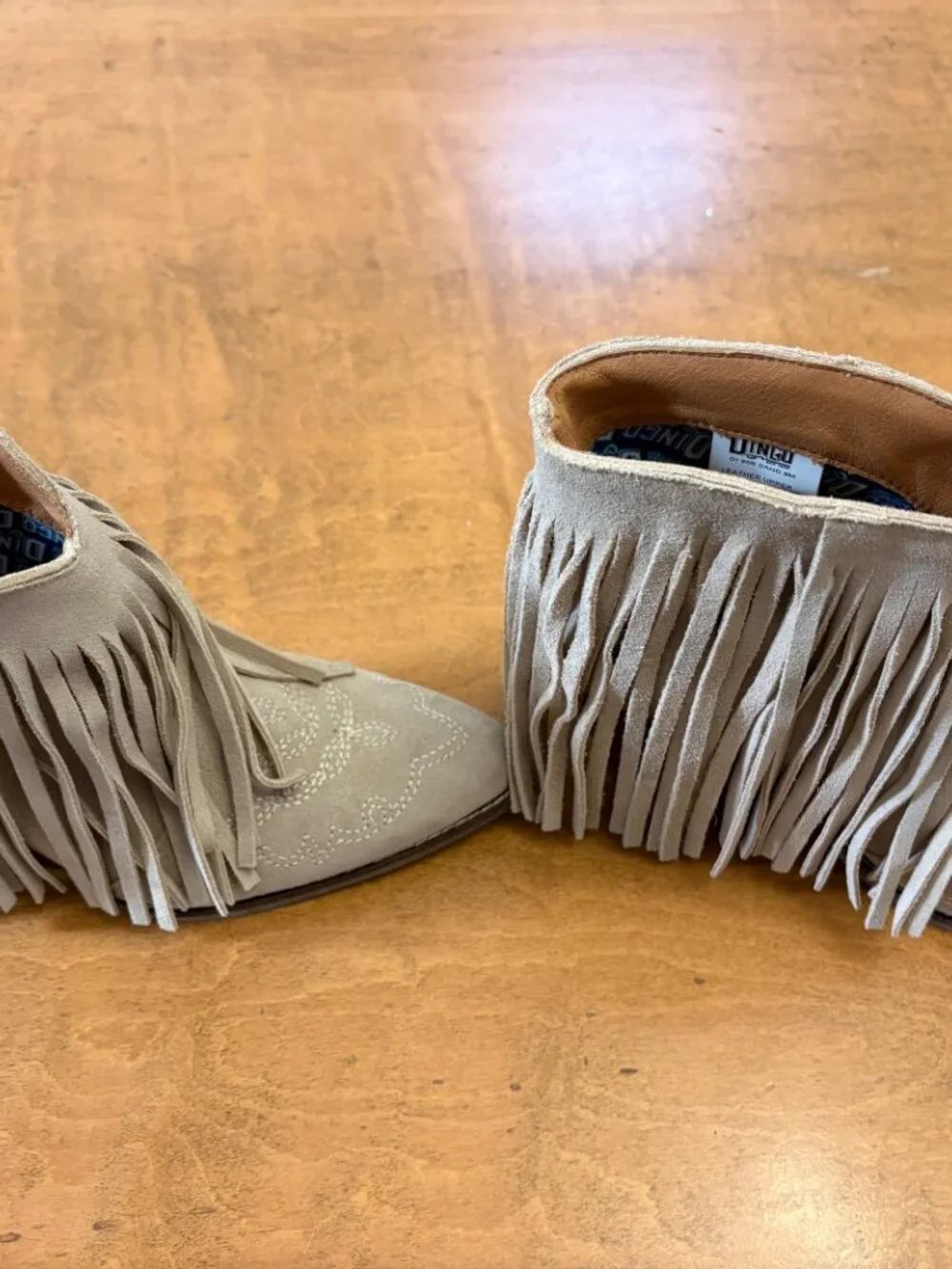 Dingo Womens Tangles Fringe Boots Ankle High